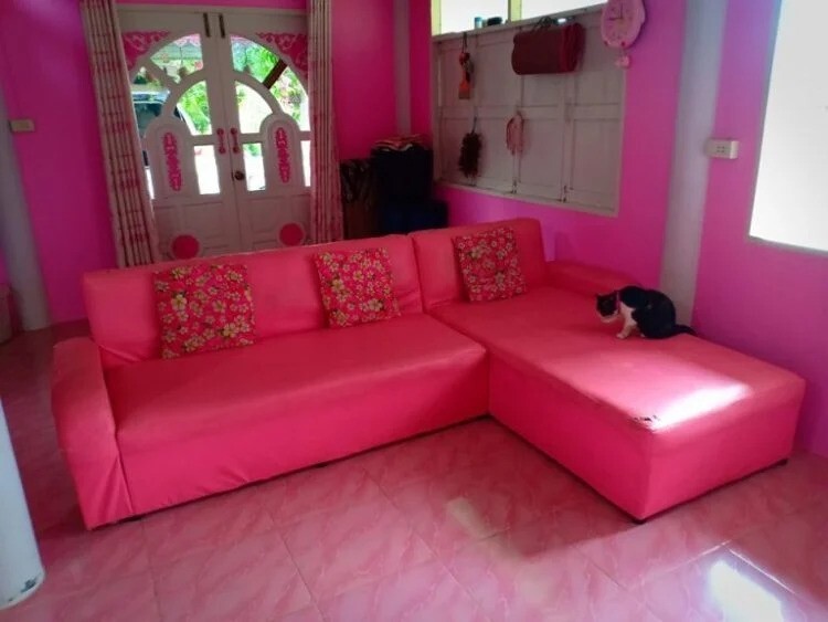 Жительница Таиланда устроила себе жизнь в розовом цвете