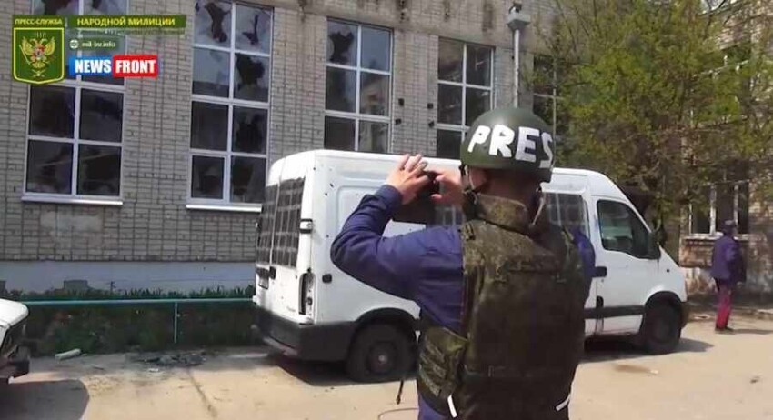 Представители западных СМИ посетили прифронтовой город Рубежное