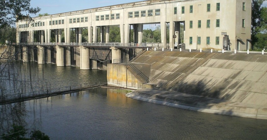 Вода перекрыта Украиной в Славянске