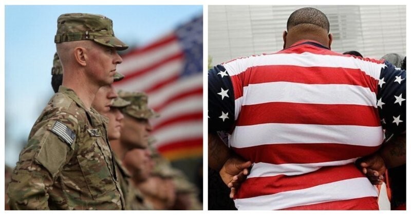 В США заявили, что из-за эпидемии ожирения скоро некому будет служить в армии