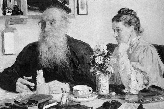 Софья Андреевна Толстая и Лев Толстой