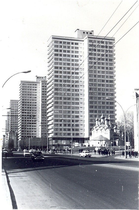 Москва, проспект Калинина, 1971 год, фото В. Златомрежев