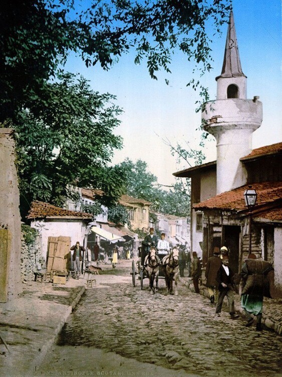 Константинополь. Район Скутари (Ускюдар). 1903 год