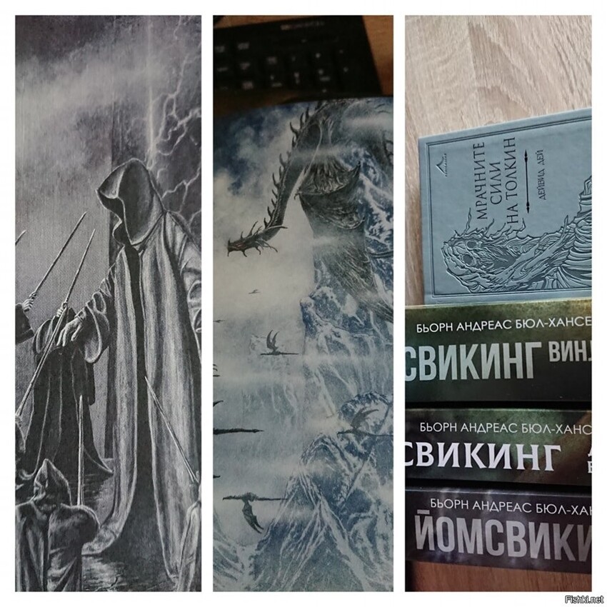 Жена подарила на ДР 4 книг - трилогия "Йомсвикинг" и "Мрачные сили Толкина"