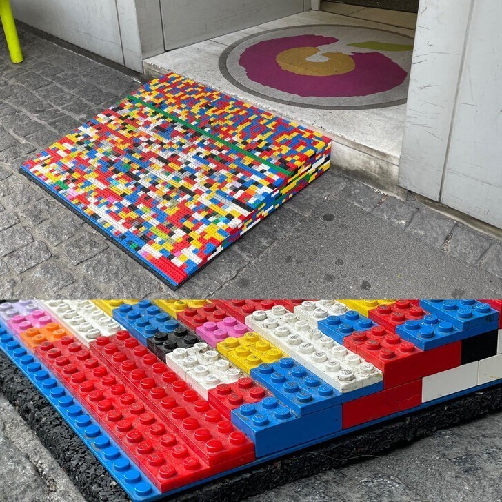 Пандус, сделанный из Лего