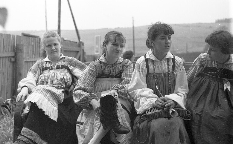 "Молодежный фольклорный фестиваль в Хохловке." Июнь 1985 года