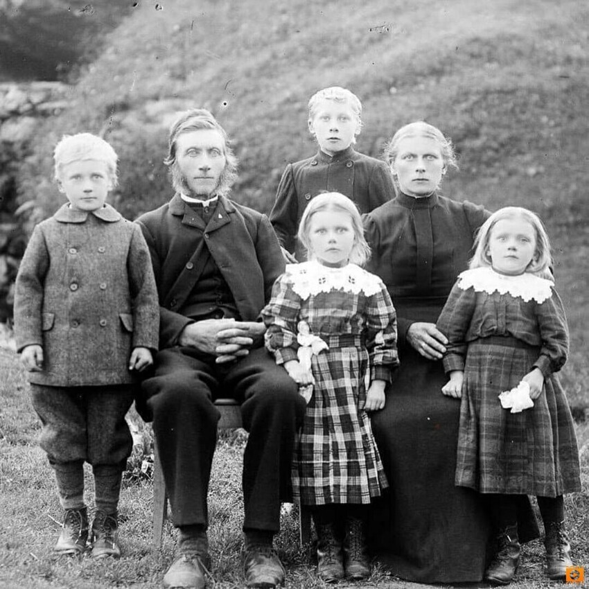 Семья норвежского фермера