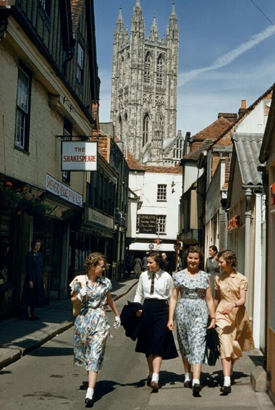 Кентербери. Великобритания, 1955 год