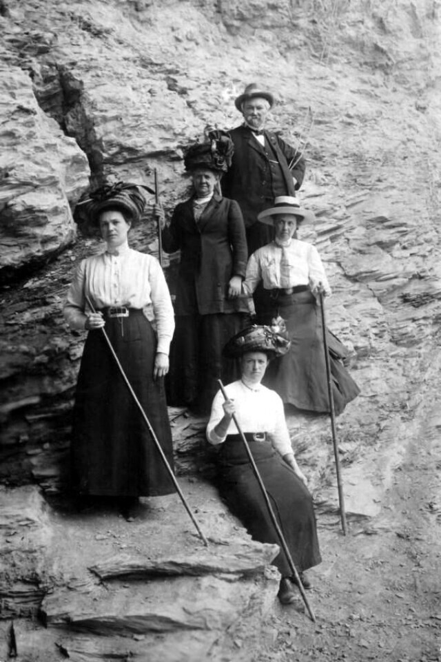 Редкие фото альпинисток викторианской эпохи