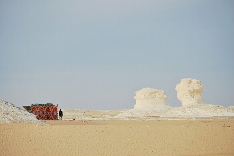 Чем впечатляет Белая пустыня в Египте, которая раньше была морским дном