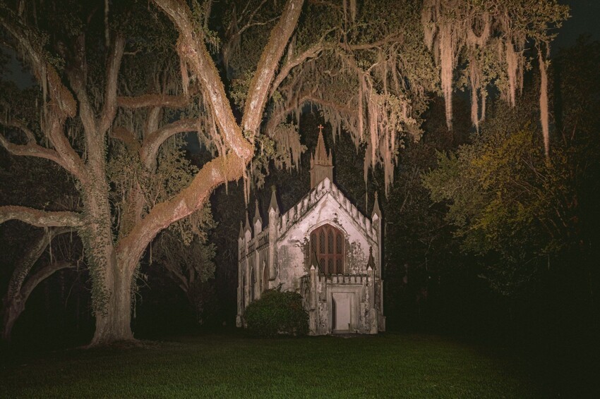 Жутковатая церковь в Луизиане, США