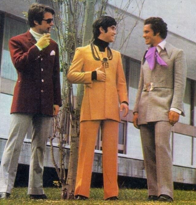 Беспощадная мужская мода 70-х годов