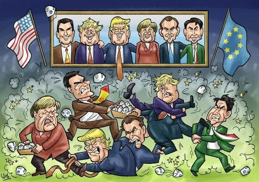 Маразм крепчает: Макрон, Шольц и канцлер Австрии Нехаммер призвали Путина освободить нацистов с «Азовстали»