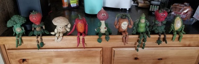 Набор игрушечных овощей