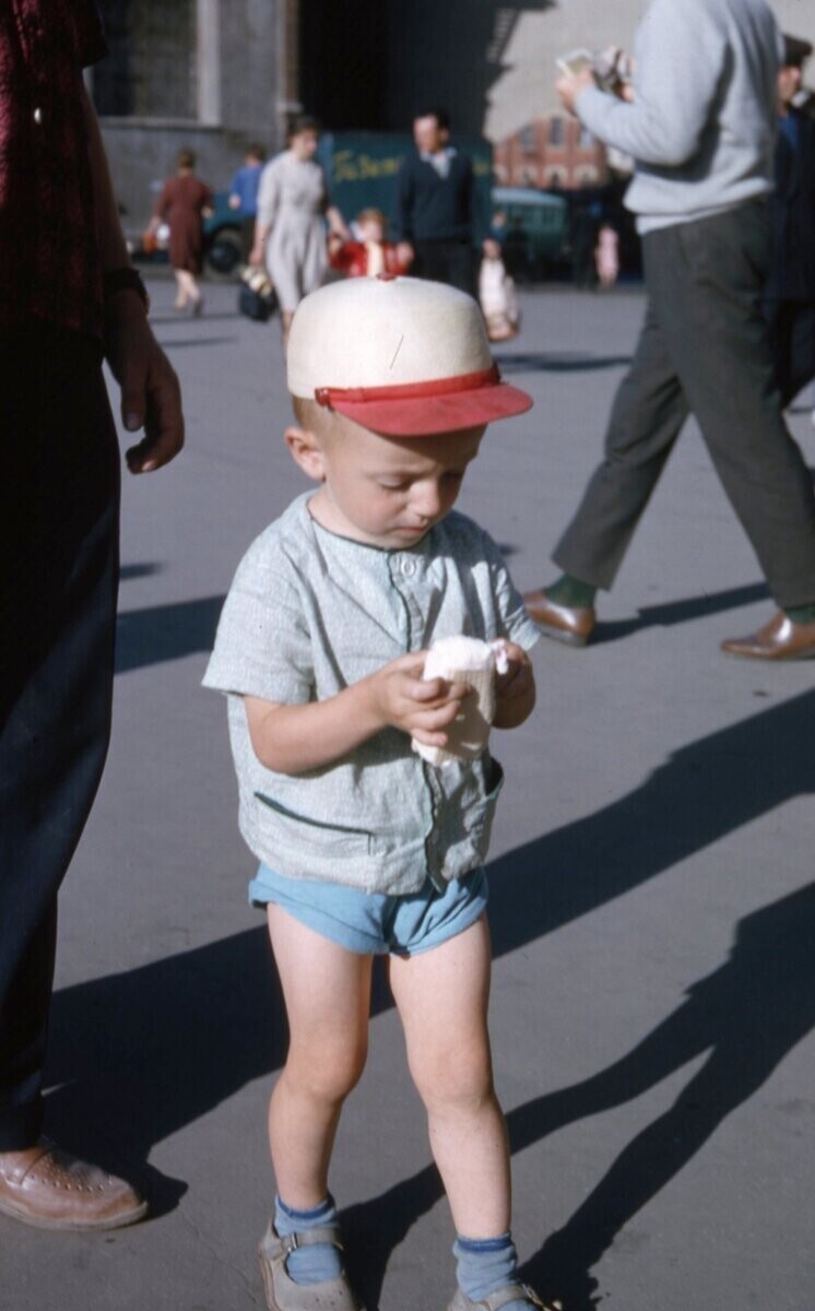 Москва 1950-х годов: люди на улицах