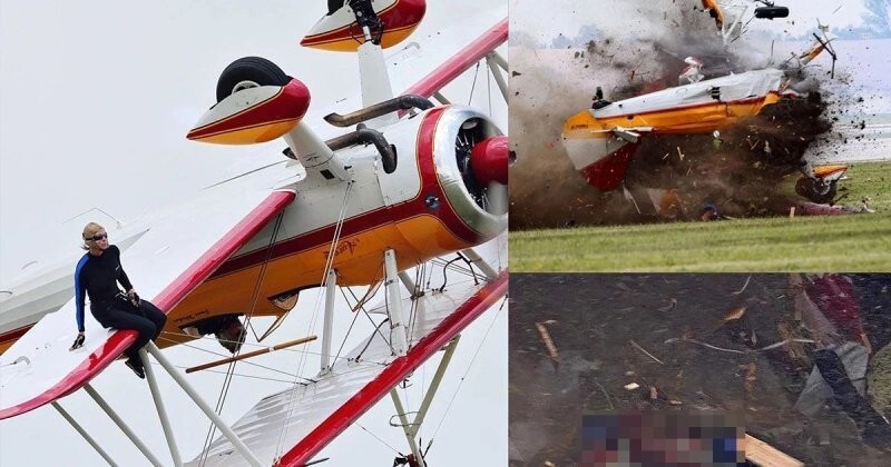 Последний полёт: каскадер Джейн Викер погибла, выполняя трюк на крыле самолета