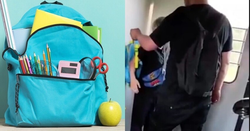 "Это что? Украина?": неадекват в Подмосковье обматерил ребенка из-за сине-желтого рюкзака