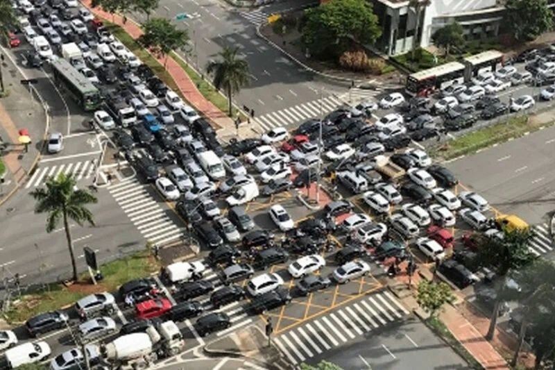 Пробки в Сан-Паулу