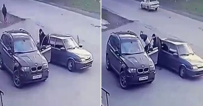 90-е возвращаются: в Кемеровской области неизвестные избили водителя и угнали BMW