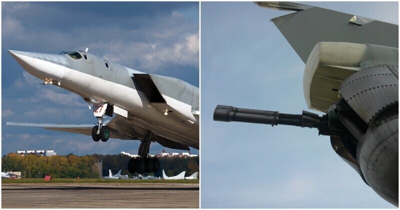 На сверхзвуковом ракетоносце-бомбардировщике Ту-22М есть кормовые пушки: зачем они нужны?