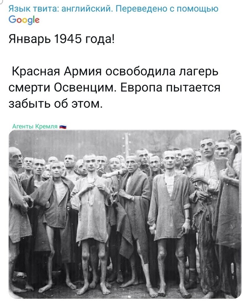 Россия не позволит стереть память о Великой Отечественной войне!