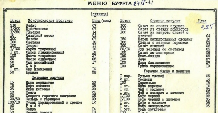 Необычное явление в советском обещпите: буфет без продавца