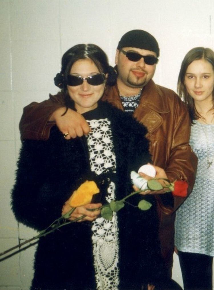 Линда (Светлана Гейман) и музыкальный продюсер Максим Фадеев, 1996 год