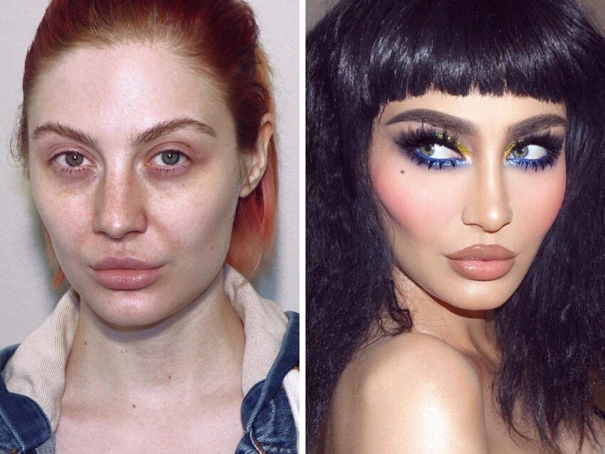 Сила макияжа — наглядная демонстрация