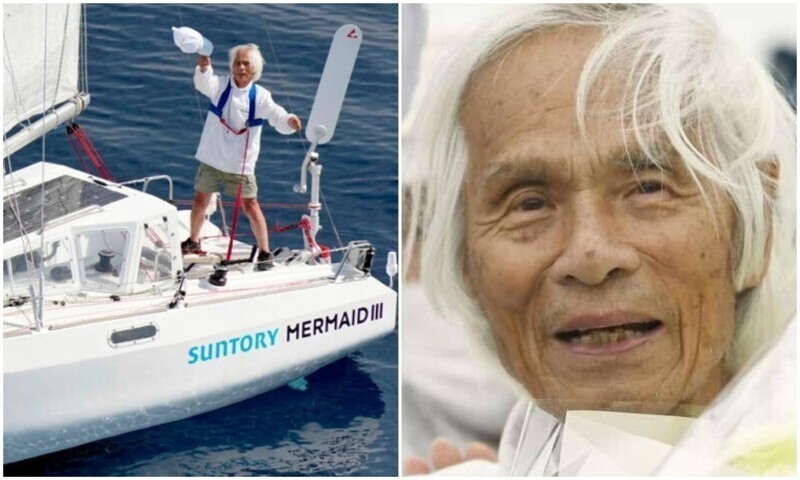 83-летний японец стал старейшим в мире человеком, переплывшим Тихий океан