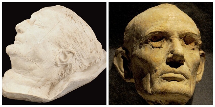 Интересные посмертные маски с историей