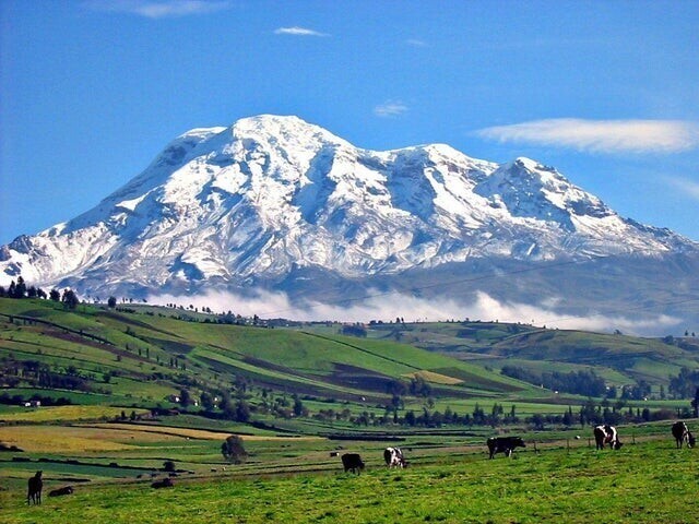 Гора Чимборасо - самая высокая точка на Земле, но не самая высокая гора в мире