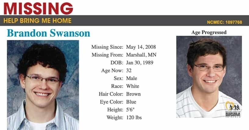 Исчезновение Брендона Свонсона