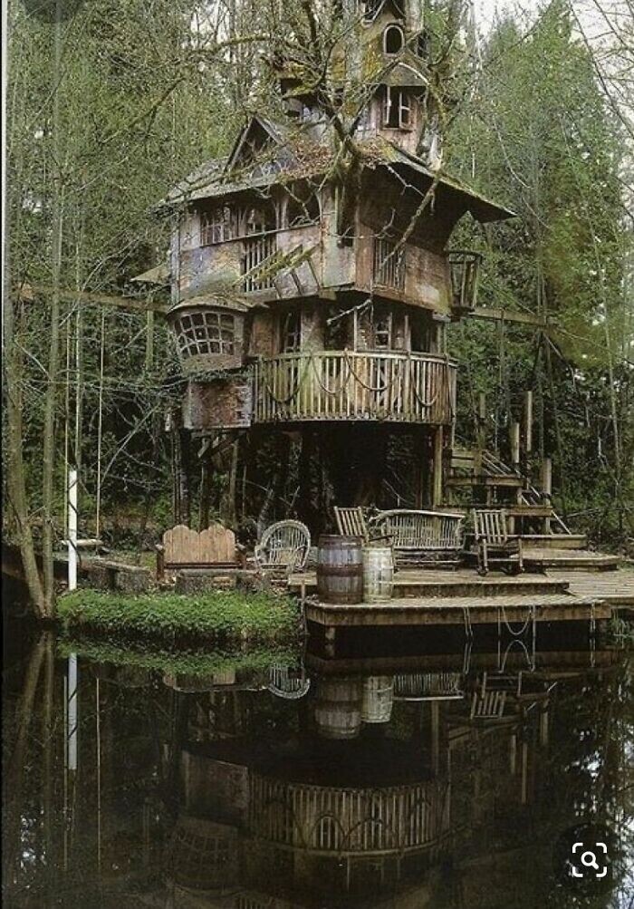 Заброшенный дом на дереве в Редмонде, округ Колумбия