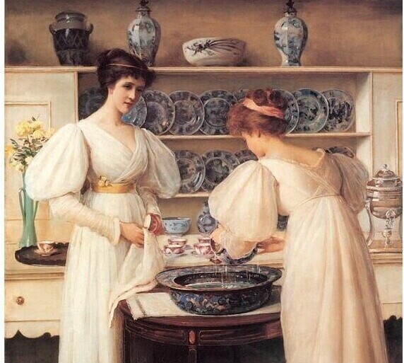Как мылись викторианские дамы