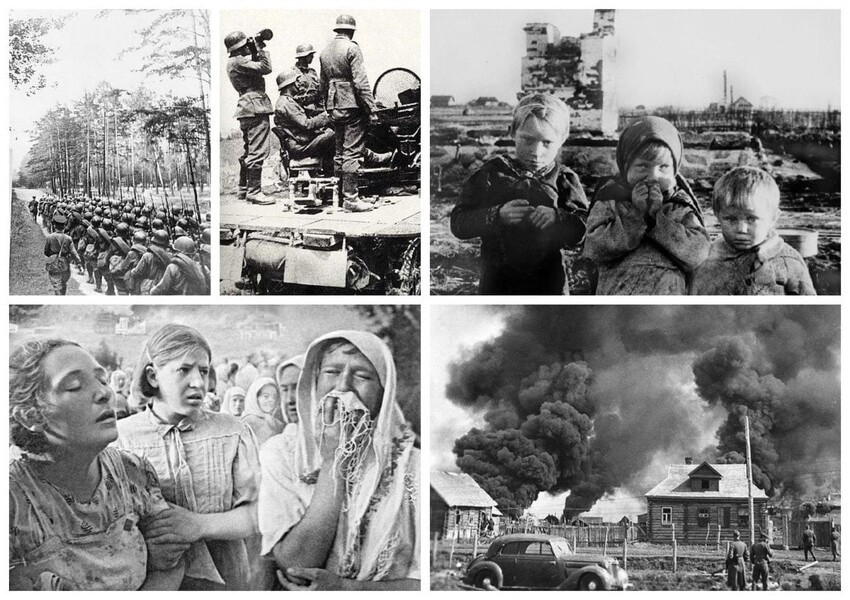 22 июня любого года - СССР, Россия... В этот день нужно помнить одну страшную цифру - 25 миллионов. Убитых в боях, сожженных в хатах, замученных в концлагерях. Но и это не всё