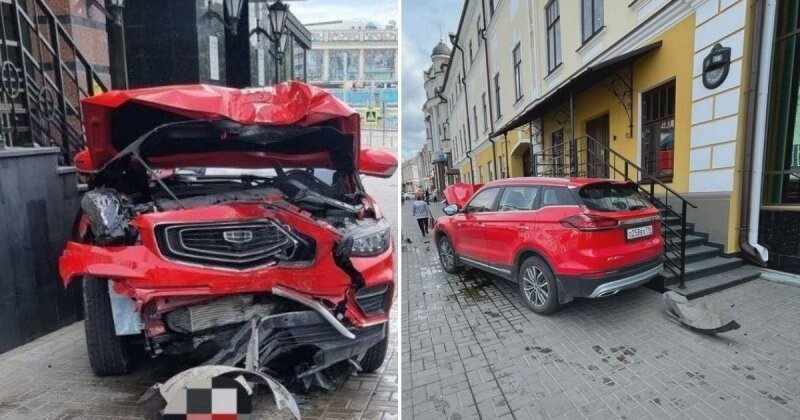«Я 25 лет за рулём»: в Казани автомобилистка перепутала педали и сбила девушку на тротуаре