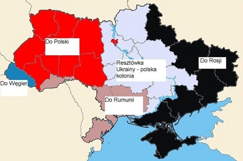 Именно так выглядят планы Польши, Венгрии и Румынии на западные украинские территории