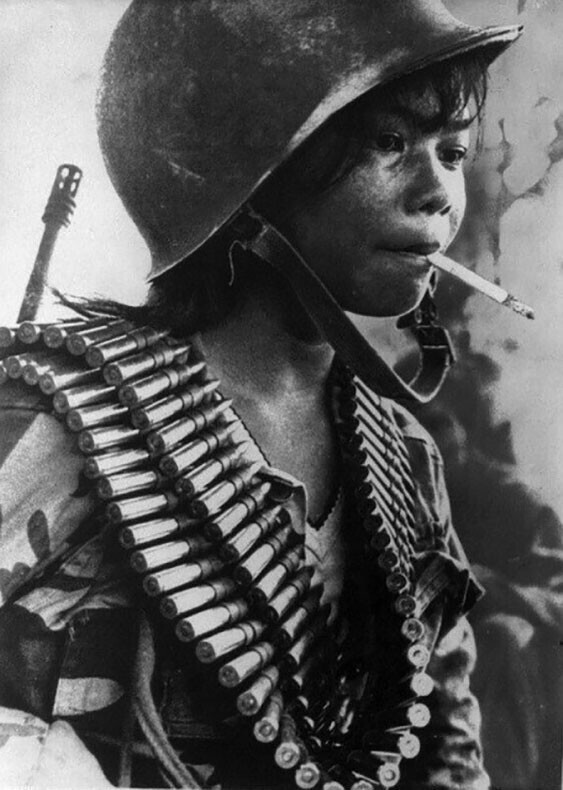Юный камбоджийский солдат, 1972 год