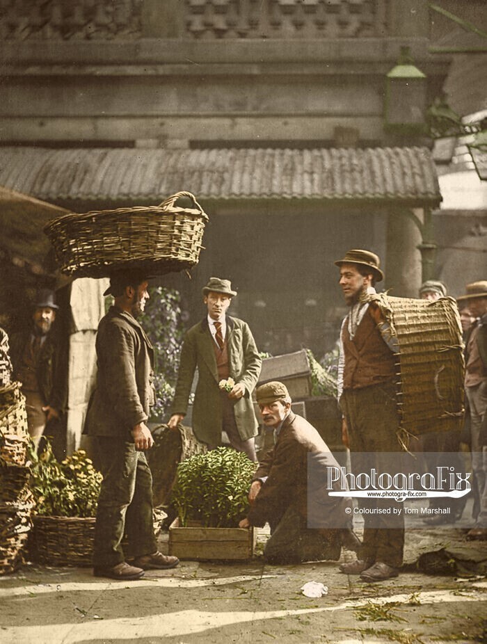 Торговцы цветами в Ковент-Гардене
