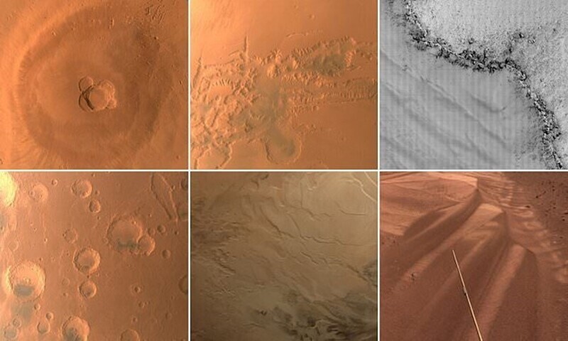 Китайская межпланетная станция сделала впечатляющие фото Марса