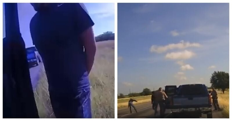 В Техасе задержанный контрабандист сбежал от полицейских, но его настигла мгновенная карма
