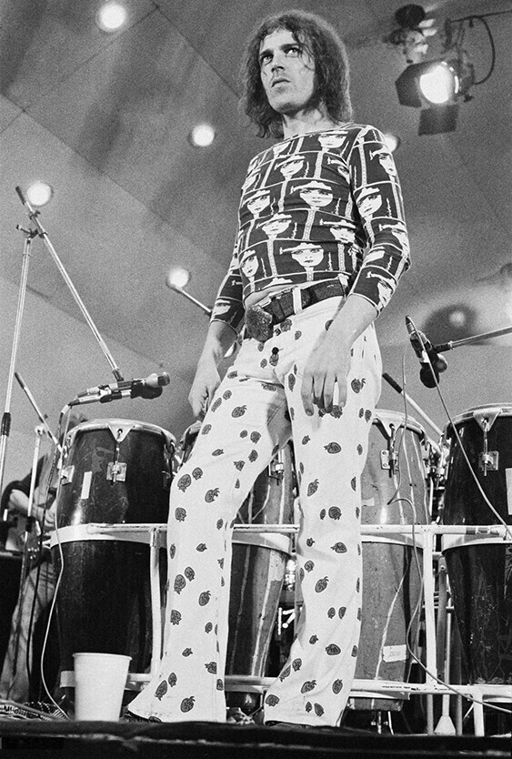2 июня 1972 года. Британский певец Джо Кокер. Фото Michael Putland.