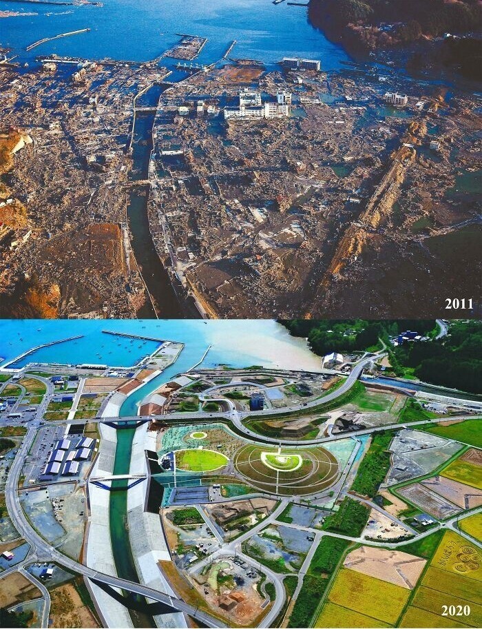 9. Минами-Санрику, Япония, в 2011 и 2020 годах