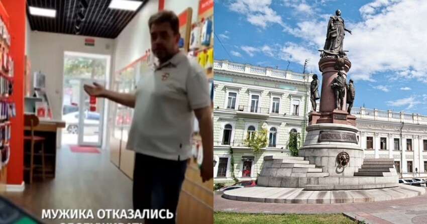 "Одесситы имеют право говорить на русском!": посетитель вступил в конфликт с продавцом магазина