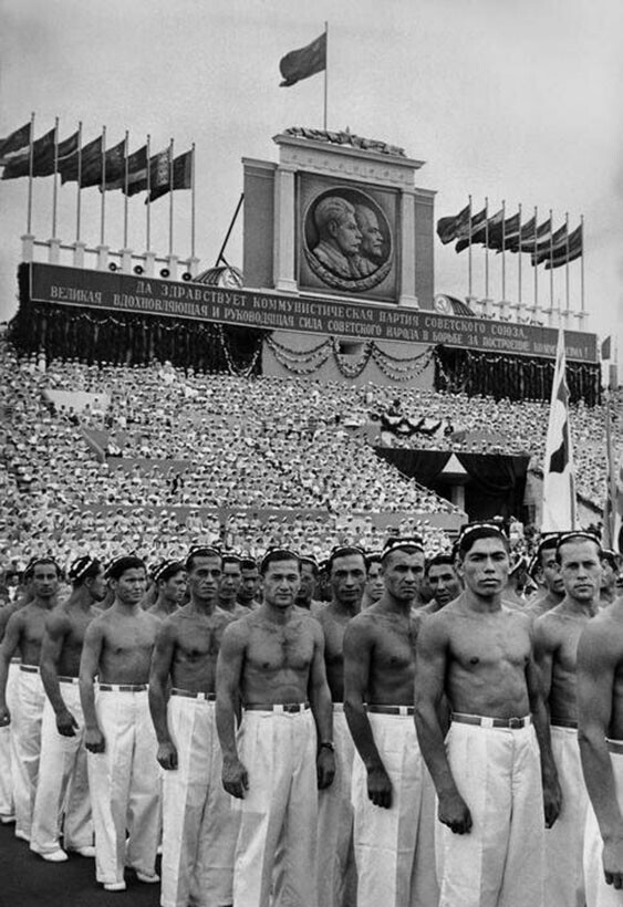 Москва, стадион Динамо, 1954 год
