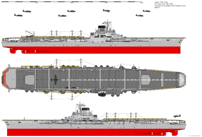 Бесславная гибель мощнейшего авианосца Императорского флота Японии. Рассказываем о Taihō