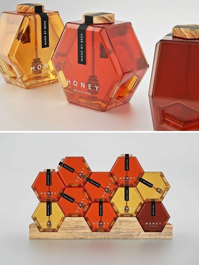 Подарочный набор баночек с медом