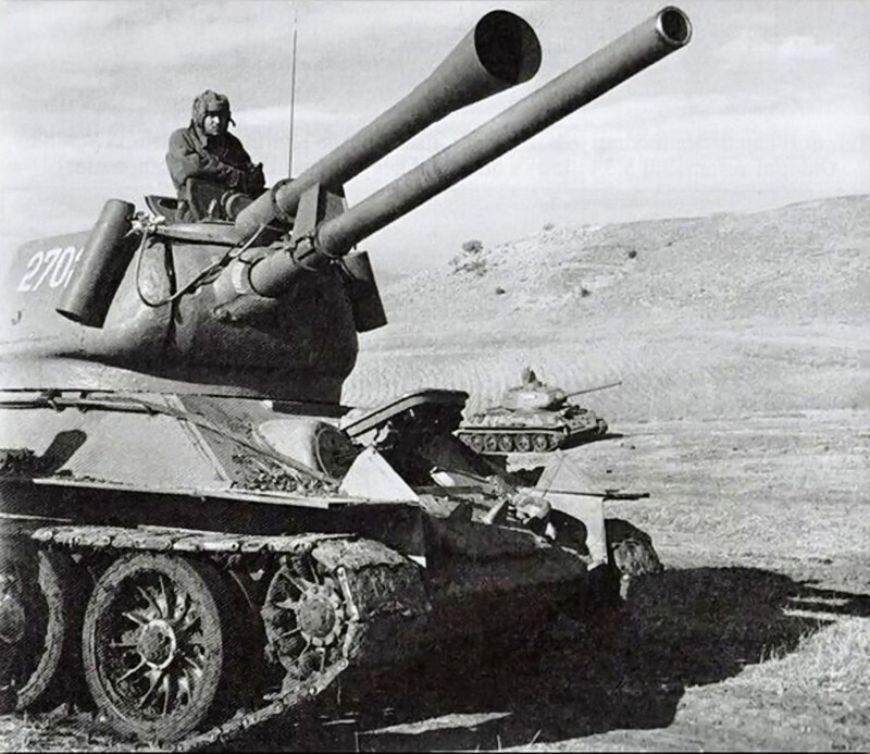 Танк Т–34–85 с пропановой пушкой, Югославия, 1950–е