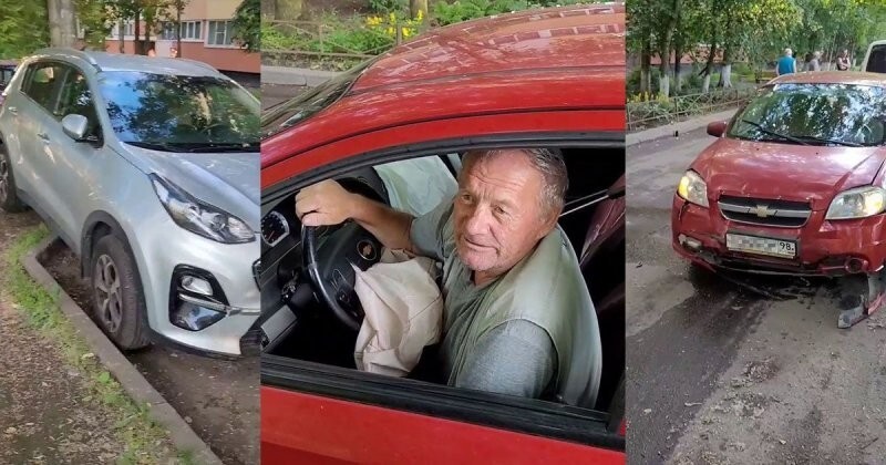 Вот это комбо: в Петербурге пьяный пенсионер повредил пять чужих машин