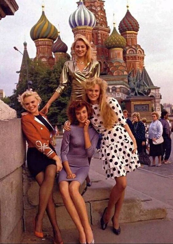 Русские девушки" для журнала Playboy. Москва 1989 год